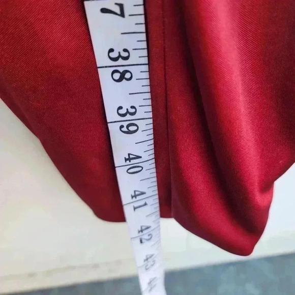 Altuzarra for Target burgundy satin tulip-skirt dress size 2 - Picture 11 of 11